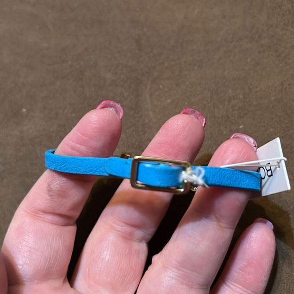 NWT BCBGenerationLadies’ Blue “FEARLESS” Bracelet - Picture 3 of 9